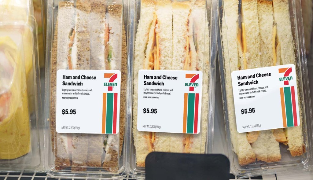 7-11 packaged sandwich selection